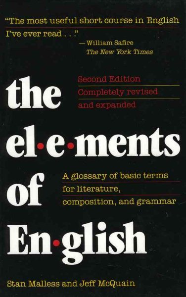 Elements of English cover