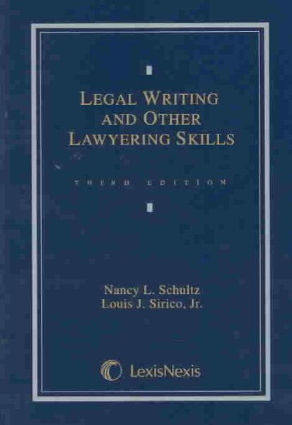 Introduction to Legal Writing cover