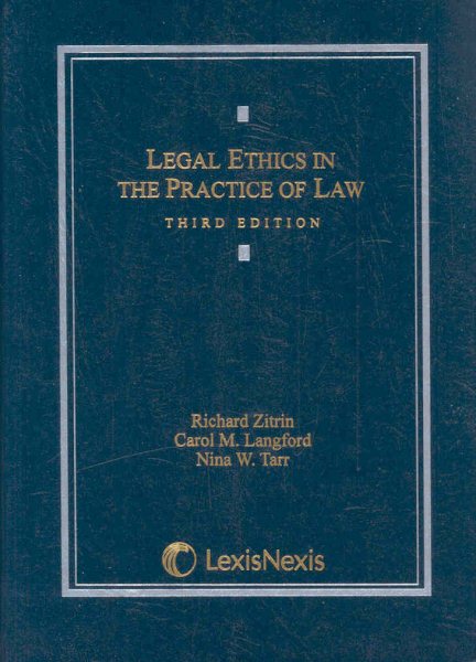 Legal Ethics in the Practice of Law cover