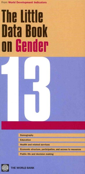 The Little Data Book on Gender 2013 (World Development Indicators) cover