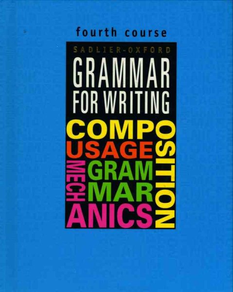 Grammar for Writing, 4th Course (Grammar for Writing Ser. 1) cover