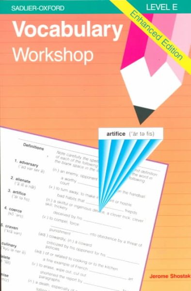 Vocabulary Workshop: Enhanced Edition Level E cover
