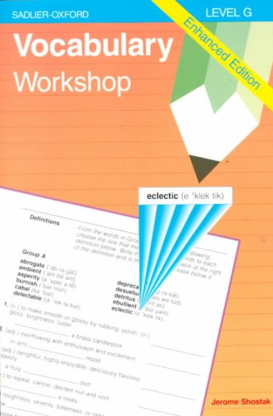 Vocabulary Workshop: Level G Enhanced Edition cover