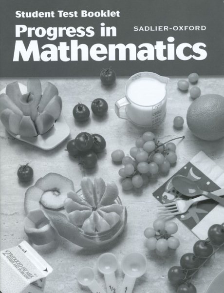 Progress in Mathematics, Grade 5, Student Test Booklet (Progress in Mathematics Ser. 7) cover