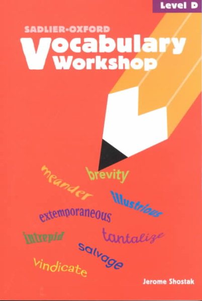 Vocabulary Workshop: Level D cover