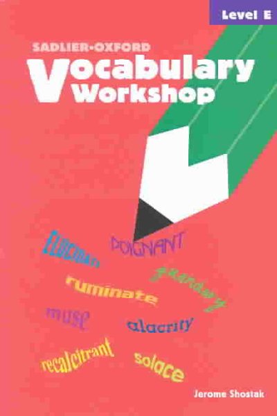 Vocabulary Workshop: Level E cover