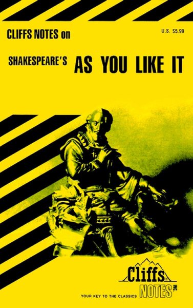 Shakespeare's As You Like It (Cliffs Notes) cover