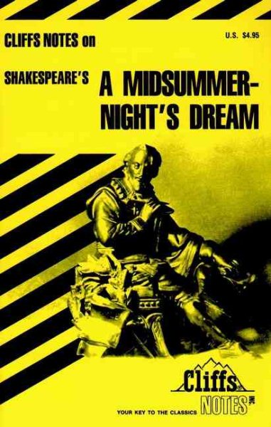 Shakespeare's A Midsummer Night's Dream (Cliffs Notes) cover