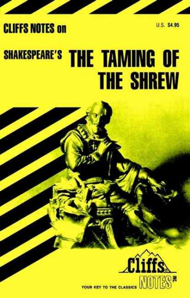 CliffsNotes on Shakespeare's The Taming of the Shrew cover