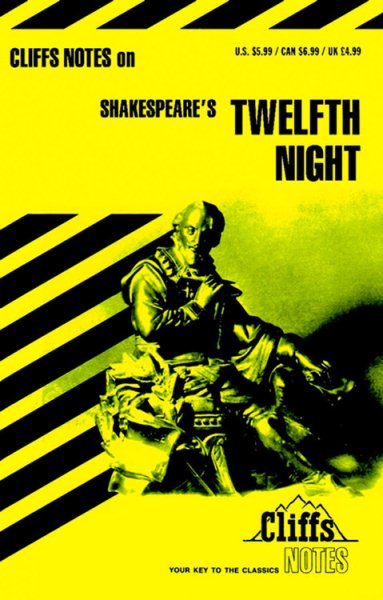 Shakespeare's Twelfth Night (Cliffs Notes) cover