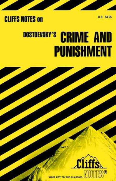 Cliffs Notes on Dostoevsky's Crime and Punishment cover