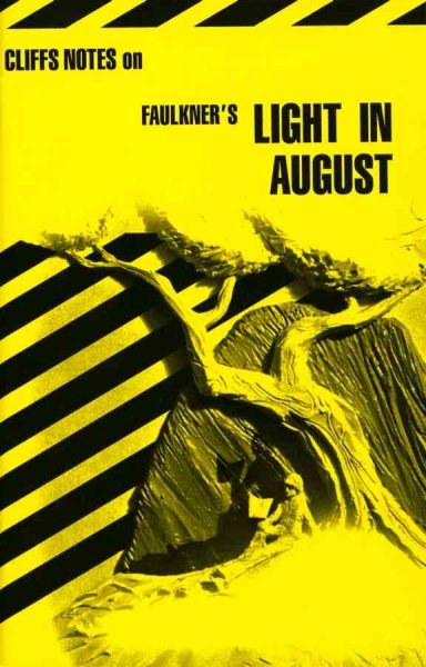 CliffsNotes on Faulkner's Light in August cover