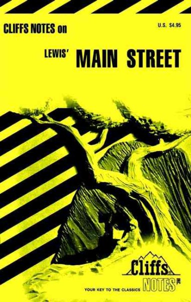 CliffsNotes on Lewis' Main Street cover