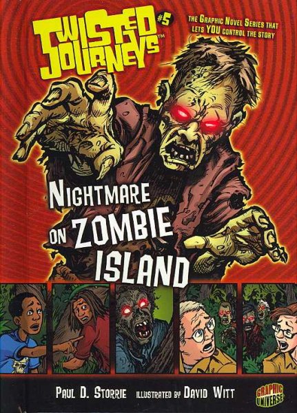 Nightmare on Zombie Island (Graphic Universe) cover