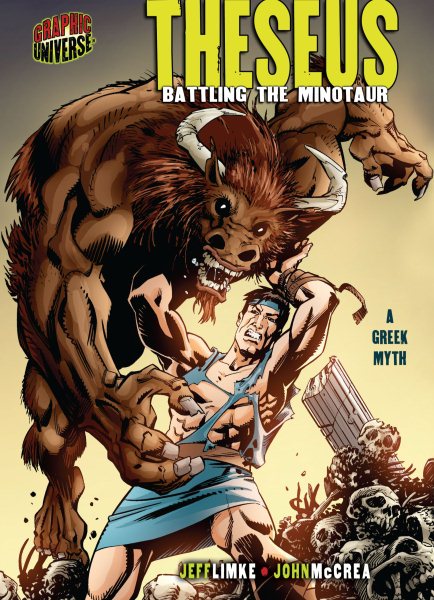 Theseus: Battling the Minotaur [A Greek Myth] (Graphic Myths and Legends) cover