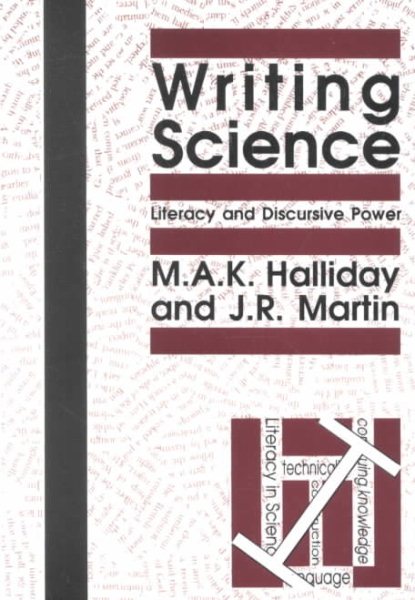 Writing Science: Literacy and Discursive Power (Pitt Comp Literacy Culture) cover
