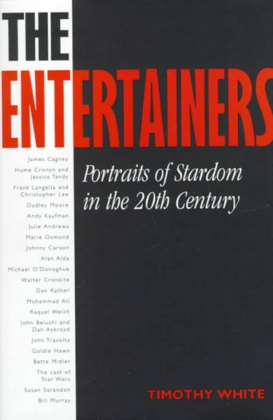 Entertainers: Portraits of Stardom in the 20th Century cover