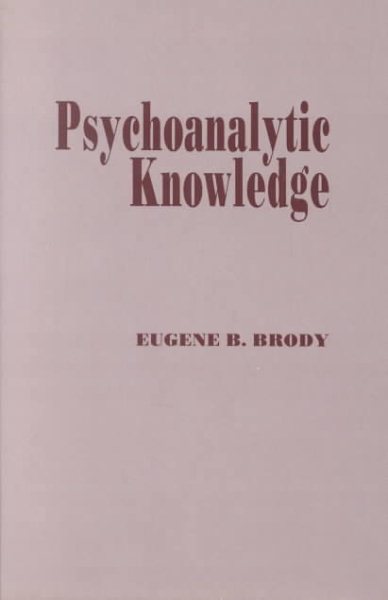Psychoanalytic Knowledge cover
