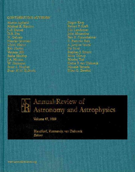 Annual Review of Astronomy and Astrophysics 2009 cover
