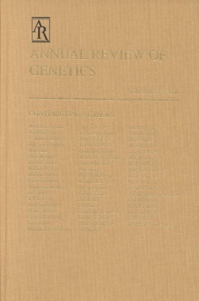 Annual Review of Genetics: 2001: 35 cover