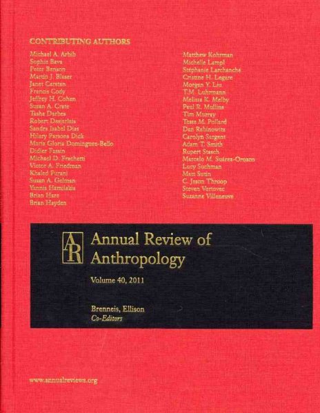 Annual Review of Anthropology 2011