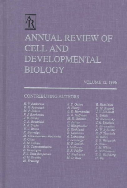 Annual Review of Cell and Developmental Biology: 1996 (Annual Review of Cell & Developmental Biology) cover