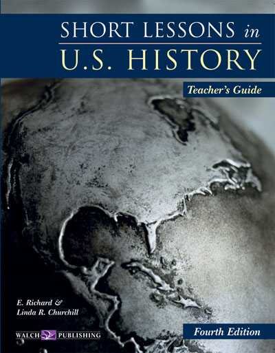 Short Lessons in U.S. History (Teachers Guide) cover
