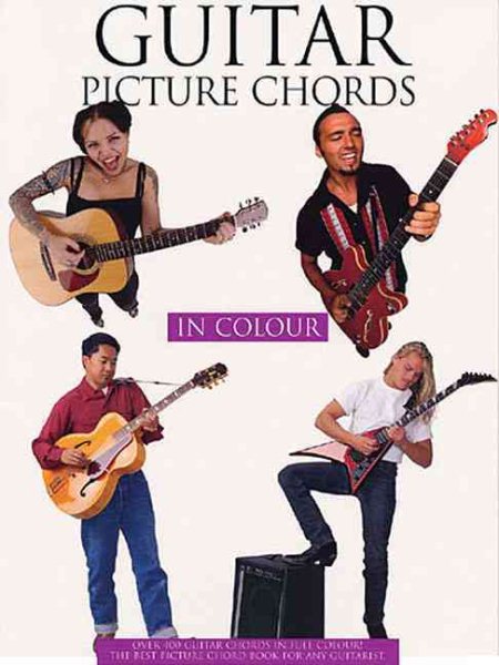 Guitar Picture Chords in Color (Guitar Chord Books in Color) cover