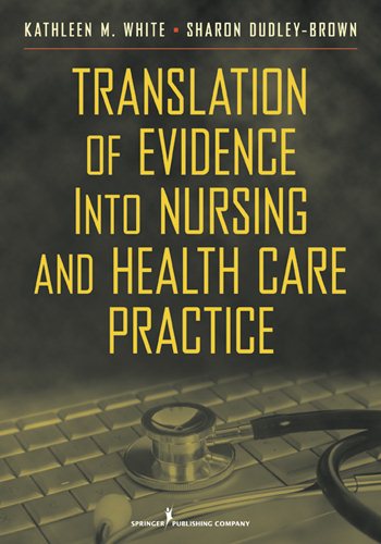 Translation of Evidence into Nursing and Health Care Practice cover