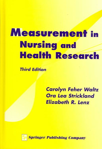 Measurement in Nursing and Health Research cover