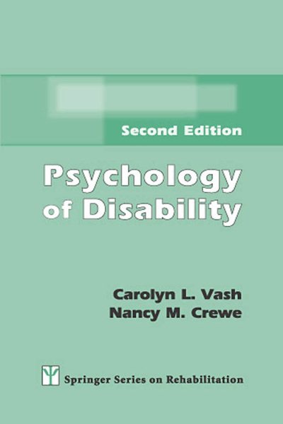 Psychology of Disability (Springer Series on Rehabilitation) cover