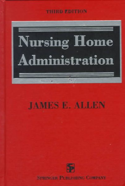 Nursing Home Administration cover