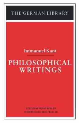 Philosophical Writings: Immanuel Kant (German Library) cover