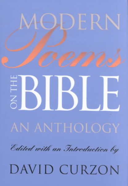 Modern Poems on the Bible: An Anthology cover