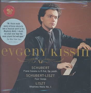 Schubert: Piano Sonata in B-flat, d. 960 / Schubert-Liszt: Four Songs / Liszt: Mephisto Waltz No. 1, S. 514 cover