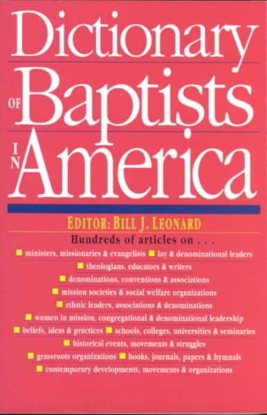 Dictionary of Baptists in America cover
