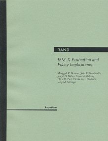 ISM-X Evaluation and Policy Implications cover