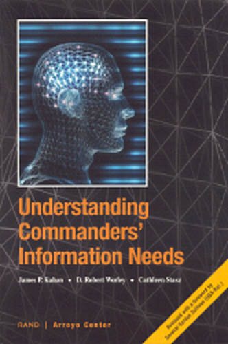 Understanding Commanders' Information Needs cover