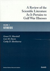 Review of the Scientific Literature As It Pertains to Gulf War Illnesses : Stress (MR-10/8/4-1) cover