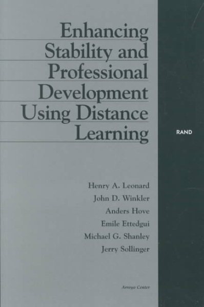 Enhancing Stability and Professional Development Using Distance Learning cover