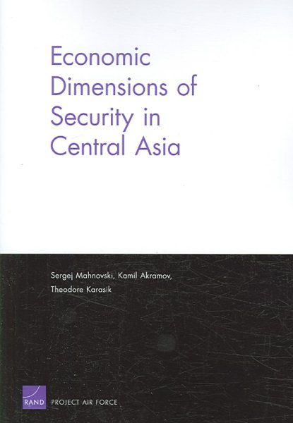 Economic Dimensions of Security in Central Asia cover