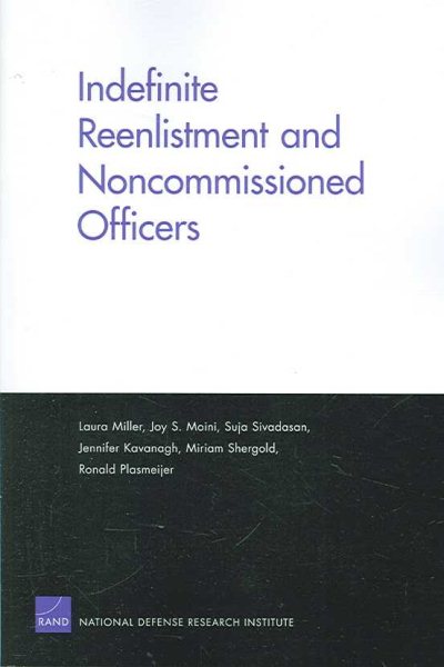 Indefinite Reenlistment and Noncommissioned Officers cover