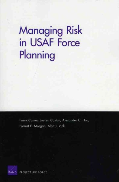 Managing Risk in USAF Force Planning cover