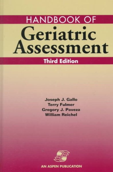 Handbook of Geriatric Assessment cover