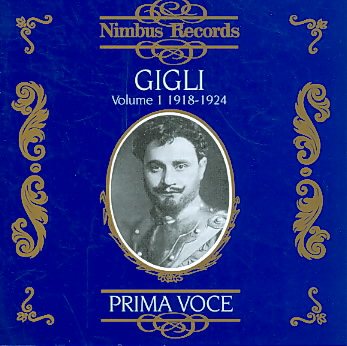 Gigli Volume 1 1918-1924 cover