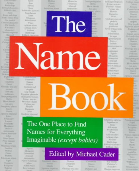 The Name Book cover