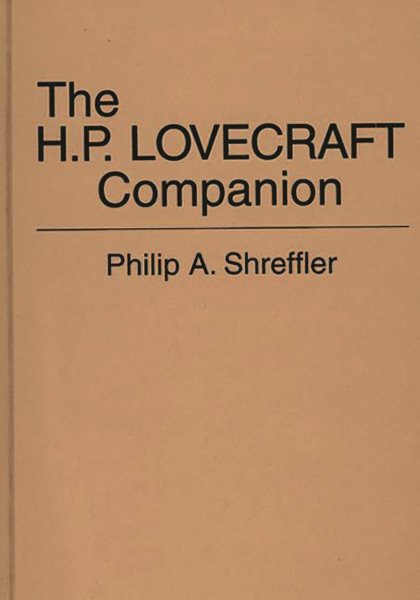 The H. P. Lovecraft Companion cover