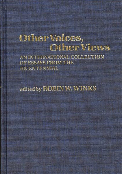 Other Voices, Other Views: An International Collection of Essays from the Bicentennial (Contributions in American Studies) cover