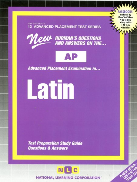 LATIN (Vergil) (Advanced Placement Test Series) (Passbooks) (ADVANCED PLACEMENT TEST SERIES (AP))