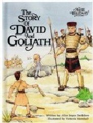 The Story of David and Goliath (Alice in Bibleland Storybook) cover
